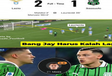 Hasil Liga Serie A: Sassuolo Dipukul Lazio 2-1.