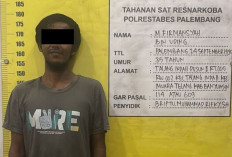 Sabu Masih Digenggam Saat Digerebek, Pengedar di 11 Ilir Palembang Tak Bisa Mengelak