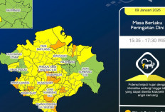 Hujan Lebat Mengintai, BMKG Ingatkan Warga Sumsel Waspada Petir dan Angin Kencang Jumat Ini