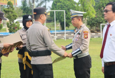 Polres Ogan Ilir Beri Penghargaan Personelnya Karena Hal Ini: Ungkap Kasus Narkoba hingga TPPO