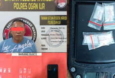 Satresnarkoba Polres Ogan Ilir Ringkus Residivis Pengedar Sabu, Polisi Sita Empat Paket Narkotika