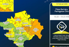 Warga Sumatera Selatan Diminta Siaga, Hujan dan Petir Berpotensi Terjadi Sejak Pagi