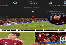 Hasil Carabao Cup 2025/2026: Tersingkir Tragis! Liverpool Kalah 0-3 dari Crystal Palace