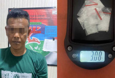 Polres Ogan Ilir Ringkus Pengecer Sabu di Lubuk Keliat, Disita 3,08 Gram 