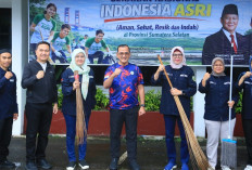 Sekda Sumsel Tinjau Pelaksanaan Gerakan Indonesia ASRI di Sejumlah OPD