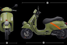 Vespa GTV 300 2026 Bawa Nuansa Militer, Warna Hijau Matte Baru Siap Curi Perhatian.
