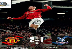 Hasil Manchester United 2-1 Crystal Palace: Comeback Dramatis, MU Bangkit ke Posisi 3.