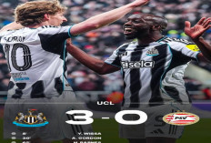 Hasil Liga Champions: Newcastle United Menang Meyakinkan 3-0 Lawan PSV Eindhoven.