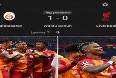 Hasil Liga Champions! Galatasaray Kejutkan Liverpool, Liverpool Takluk 1-0.