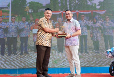 Sekda Palembang Aprizal Hasyim Tinjau Donor Darah dan Bazar Murah di PUPR Palembang