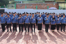 Kanwil Kemenkum Sumsel Gelar Upacara Peringatan Hari KORPRI ke-54 Tahun 2025