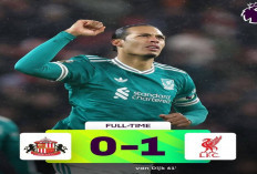 Hasil Sunderland vs Liverpool 0-1: The Reds Jaga Asa Empat Besar.