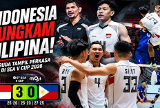 Indonesia Perkasa di Grup A! Timnas Voli Indonesia Tantang Vietnam di Semifinal SEA V Cup 2026