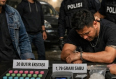 Tak Sadar Konsumennya Polisi, Pengedar Narkoba Tertangkap Tangan dengan Barang Bukti 20 Ekstasi dan 1,79g Sabu