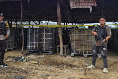 Patroli Tengah Malam Polsek Bayung Lencir Berbuah Hasil, Empat Terduga Pelaku Illegal Refinery Diamankan