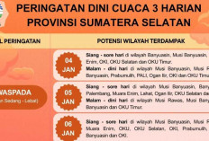 Cuaca Ekstrim Bakal Melanda Sumsel, Warga OKU Diimbau Waspada