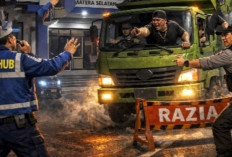 Heboh!  Truk Batu Bara Diduga Dikawal Oknum Polisi Lolos dari Razia Dishub Muratara, Ini Faktanya