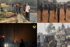 Polres Muba Tetapkan Tersangka Kebakaran Gudang Pengolahan Minyak Ilegal di Babat Toman