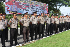 62 Personel Polres Prabumulih Naik Pangkat, Kapolres Tegaskan Bukan Hadiah Tapi Amanah dan Tanggung Jawab