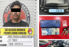 Kurir Sabu 20 Tahun Dibekuk Polres Lubuk Linggau, Barang Bukti Ditemukan di Stang Motor