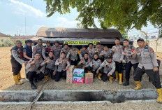 Kaopsda Aman Nusa II Tinjau Kesiapan Pos Pantau Polda Sumsel di Ogan Ilir