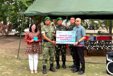 Bank Sumsel Babel Perkuat Sinergi dengan TNI, Serahkan 624 Buku Tabungan kepada Prajurit Yonif TP 893/KBK
