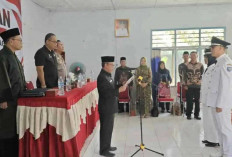Belasan  Pj Kades Resmi Dilantik, Kadis PMD OKU Minta Segera Bertugas