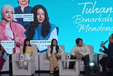 Cast Film Tuhan Benarkah Kau Mendengarku Sapa Warga Palembang, Annisa Kaila Heran Pempek Ternyata Beragam