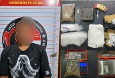 Kurir Narkoba di OKU Nyamar Jadi Pekerja Pasar Malam