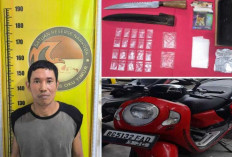 Dikejar Polisi Saat Patroli, Pengedar Sabu di OKU Timur Buang Barang Bukti