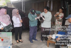 Bidang Pertanian Distan Prabumulih Jemput Bola Vaksinasi Rabies Door to Door, Sukajadi Jadi Prioritas Awal