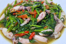 Tumis Kangkung Cumi Asin, Hidangan Praktis yang Kaya Rasa dan Nutrisi