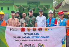 PLN ULP Muara Enim Sukses Dukung TMMD Kodim 0404, Wujudkan Terangnya Harapan di Desa