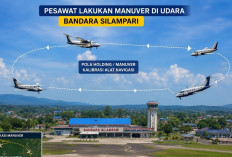 Pesawat Berputar-putar di Langit Bandara Silampari Sempat Bikin Heboh, Ternyata Pesawat Kalibrasi Kementerian