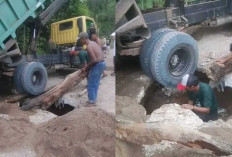 Gorong-Gorong Jebol di Ruas Payaraman–Rengas Ancam Putuskan Akses Utama Warga