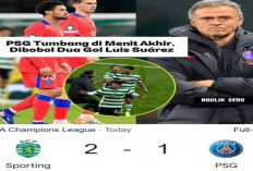 Hasil Sporting Vs PSG: Sporting CP Taklukkan PSG 2-1 Lewat Gol Dramatis Menit 90.