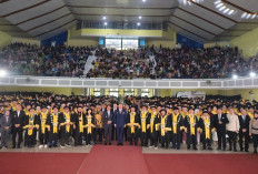 AHY Beri Orasi Motivasi di Wisuda ke-182 Unsri, Sekaligus Tinjau Pembangunan Infrastruktur