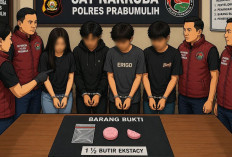 Polres Prabumulih Bongkar Pesta Narkoba di Gunung Ibul, 4 Orang Diamankan