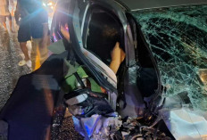 Tiga Kendaraan Laka Beruntun, 1 Tewas, 2 Luka Ringan