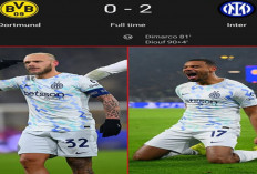 Hasil Borussia Dortmund vs Inter 0-2: Menang di Jerman, Nerazzurri Tetap Harus Lewati Play-off.