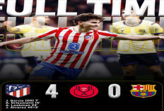 Hasil Atletico Madrid 4-0 Barcelona: Los Rojiblancos Mengamuk, Blaugrana di Ambang Tersingkir!