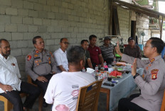 Ngopi Bareng Warga Pangkul Jawa, Kapolres Prabumulih Ajak Masyarakat Perangi Narkoba