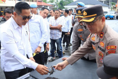 Wakapolres Lubuklinggau Cek Senpi dan Kendaraan Dinas, Pastikan Siap Digunakan di Lapangan
