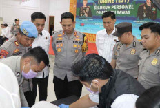 Cegah Penyalahgunaan Narkoba, Seluruh Personel Polres Musi Rawas Jalani Tes Urine