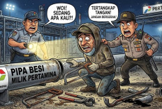 Team Wester 838 Polsek Prabumulih Barat Gagalkan Percobaan Pencurian Hose Limbah Milik PT Pertamina