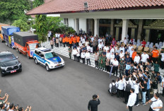 23 Truk Logistik Diberangkatkan Pemprov Sumsel untuk Korban Bencana di Aceh, Sumbar, dan Sumut.
