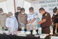 Pemusnahan Barang Bukti di Kejari Ogan Ilir Didominasi Narkotika, Bupati Soroti Warga yang Lindungi Pengedar