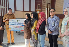 Dukung Program Wali Kota, Bank Sumsel Babel Beri Etalase dan Meja Saji untuk UMKM PTM Prabumulih