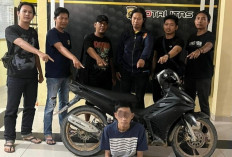 Nekat Curi Motor Warga OKU di Prabumulih, Pemuda ini Ditangkap Tim Singo Timur di Suban Jeriji