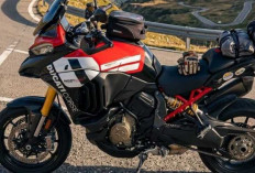 Livery Balap Bikin Gahar! Ducati Multistrada V4 Pikes Peak 2027 Bukan Touring Biasa. 